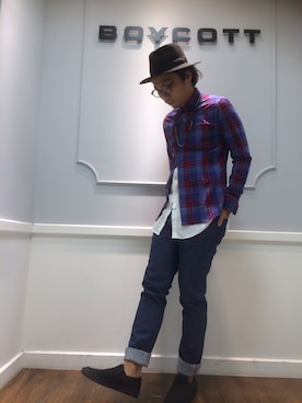 boycott 北千住丸井店　スタッフさんのコーディネート