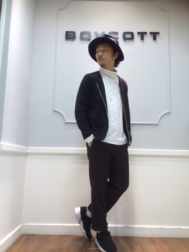 boycott 北千住丸井店　スタッフさん（メンズ・174cm）の秋コーディネート
