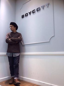 boycott 北千住丸井店　スタッフさんのコーディネート