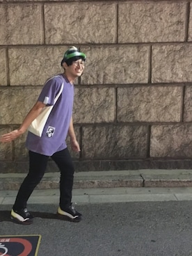 「WILD THINGS（ワイルドシングス）のアイテム（ニットキャップ/ビーニー）」を使った、(西)淀川区民さん（メンズ・175cm）の秋コーディネート