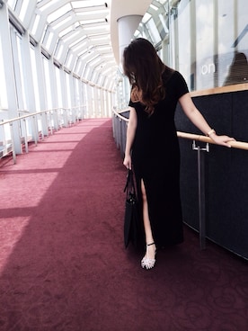 「wearsg」｜「アイテム（アナログ腕時計）」を使った、Cëeさん（レディース・158cm）の冬コーディネート
