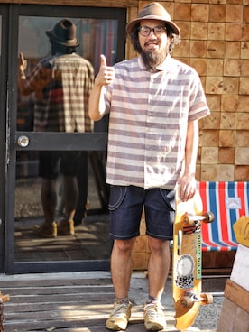 SCATTER BRAIN nicoじいさん（メンズ・175cm）の春コーディネート