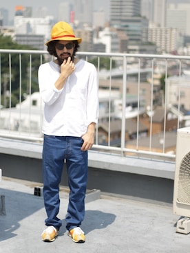 「NATAL DESIGN（ネイタルデザイン）のアイテム」を使った、SCATTER BRAIN nicoじいさん（メンズ・175cm）の夏コーディネート