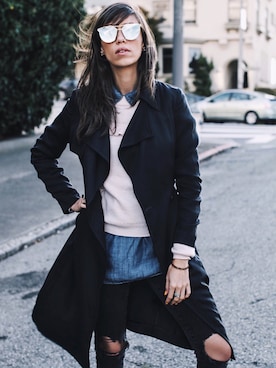 「Layers_TBrand」｜Thania Peckさん（レディース・170cm）の秋コーディネート