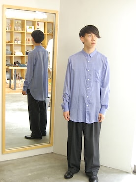 「mythography（ミソグラフィー）のアイテム」を使った、DAYS-corner-さん（メンズ・174cm）の春コーディネート