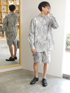 「mythography（ミソグラフィー）のアイテム」を使った、DAYS-corner-さん（メンズ・174cm）の春コーディネート