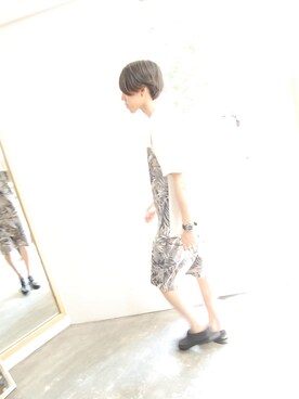 「mythography（ミソグラフィー）のアイテム」を使った、DAYS-corner-さん（メンズ・174cm）の夏コーディネート