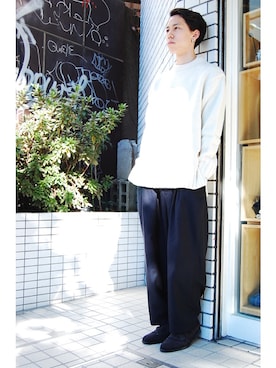 「NIT（ニト）のアイテム」を使った、DAYS-corner-さん（メンズ・174cm）の冬コーディネート