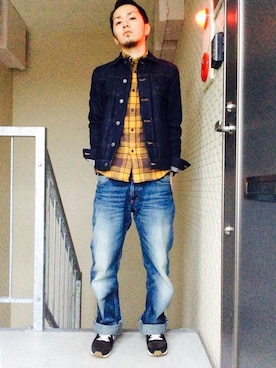 「OriginalFake（オリジナルフェイク）のアイテム」を使った、はるさん（メンズ・167cm）の春コーディネート