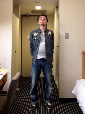 「OriginalFake（オリジナルフェイク）のアイテム」を使った、はるさん（メンズ・167cm）の春コーディネート