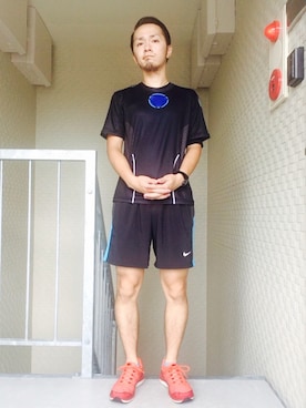 「トレーニング」｜「アイテム（アナログ腕時計）」を使った、はるさん（メンズ・167cm）の秋コーディネート