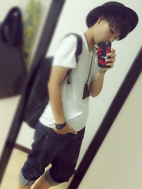 「アイテム（コインケース）」を使った、aaaaさん（メンズ・163cm）の夏コーディネート