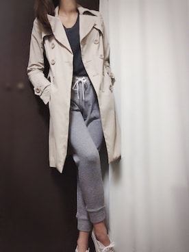 「OZOC（オゾック）のアイテム（ジャケット/アウター）」を使った、hirotaro♡さん（レディース・172cm）の秋コーディネート
