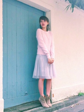 「DazyClair（デイジークレア）のアイテム」を使った、加藤ナナ（加藤ちゃん）さん（レディース・160cm）の秋コーディネート