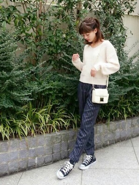 加藤ナナ（加藤ちゃん）さん（レディース・160cm）の秋コーディネート