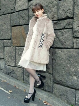 加藤ナナ(加藤ちゃん)さん(レディース・160cm)の冬コーディネート