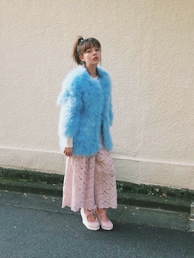 加藤ナナ（加藤ちゃん）さん（レディース・160cm）の冬コーディネート