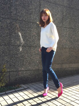 加藤ナナ（加藤ちゃん）さん（レディース・160cm）の冬コーディネート