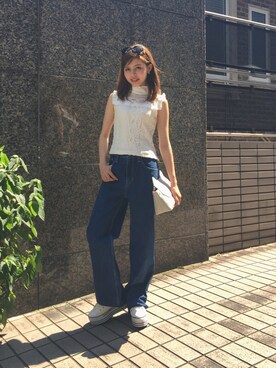 加藤ナナ(加藤ちゃん)さん(レディース・160cm)の夏コーディネート