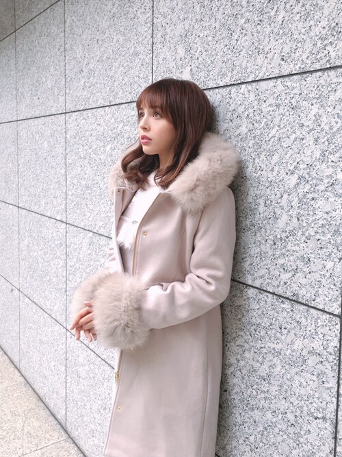 加藤ナナ 加藤ちゃん Miiaのコートを使ったコーディネート Wear