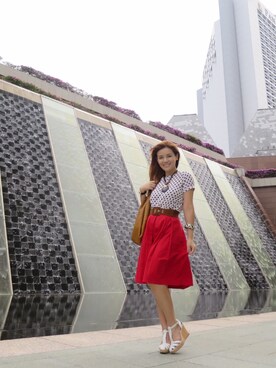 「NEW BRAND（ニューブランド）のアイテム」を使った、SilverAngさん（レディース・162cm）の夏コーディネート