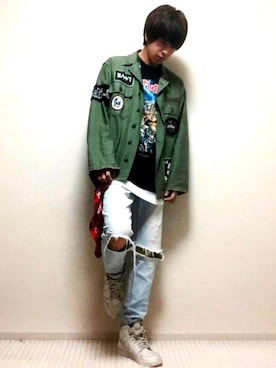 「BIGBANG」｜こう『今日から相互フォロー』さん（メンズ・169cm・20代）の秋コーディネート