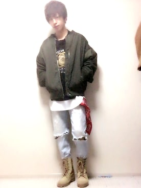 こう『今日から相互フォロー』さん(メンズ・169cm)の秋コーディネート