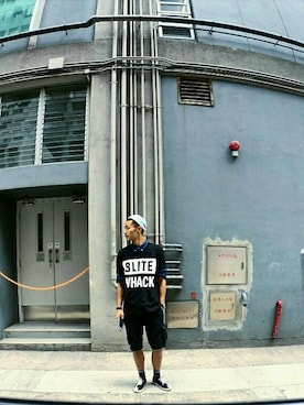 Joey Wuさん（メンズ・184cm）の春コーディネート