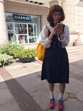 「travel」｜「アイテム（ソックス/靴下）」を使った、Gさん（レディース・168cm）の冬コーディネート