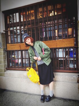 「carhartt」｜「アイテム（ワンピース/ドレス）」を使った、Gさん（レディース・168cm）の春コーディネート