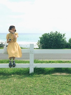 「Sunnyday」｜「アイテム（ワンピース/ドレス）」を使った、Gさん（レディース・168cm）の秋コーディネート