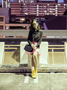 「wearsg」｜「アイテム（スカート）」を使った、PUPURENさん（レディース・171cm）の春コーディネート