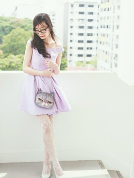 「wearsg」｜「アイテム（レッグウェア）」を使った、PUPURENさん（レディース・171cm）の秋コーディネート