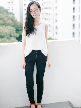 「wearsg」｜「アイテム（その他トップス）」を使った、PUPURENさん（レディース・171cm）の秋コーディネート