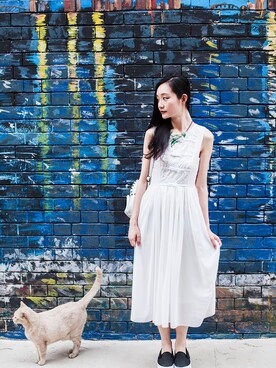 「wearsg」｜「アイテム（スニーカー）」を使った、PUPURENさん（レディース・171cm）の秋コーディネート