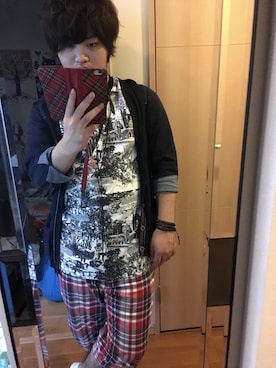 「BEAMS BOY（ビームスボーイ）のアイテム（アクセサリー）」を使った、ホーリーさん（メンズ・162cm）の夏コーディネート