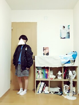 「MASH（マッシュ）のアイテム」を使った、💭さん（レディース・155cm）の冬コーディネート