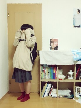 「MASH（マッシュ）のアイテム」を使った、💭さん（レディース・155cm）の冬コーディネート