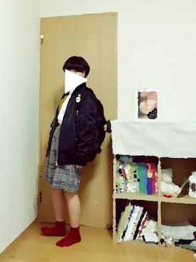 「MASH（マッシュ）のアイテム」を使った、💭さん（レディース・156cm）の冬コーディネート