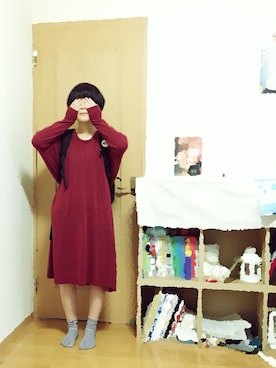 「MASH（マッシュ）のアイテム」を使った、💭さん（レディース・155cm）の冬コーディネート