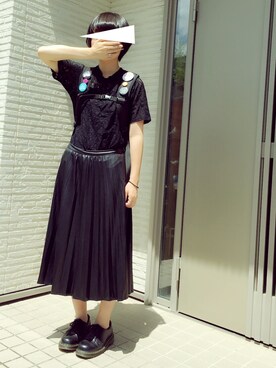 「MASH（マッシュ）のアイテム」を使った、💭さん（レディース・155cm）の夏コーディネート
