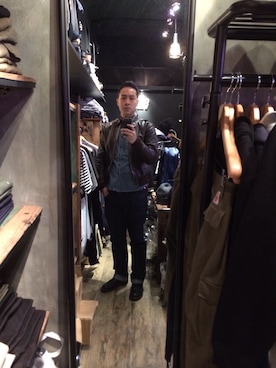 「RRL（ダブル アール エル）のアイテム（ブーツ）」を使った、Julianさん（メンズ・178cm）の冬コーディネート