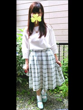 「Crisp」｜ゆゆまるさん（レディース・163cm）の夏コーディネート