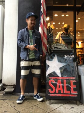 wakiさん（メンズ・165cm）の夏コーディネート