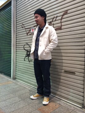 「CONVERSE（コンバース）のアイテム（その他）」を使った、wakiさん（メンズ・165cm）の春コーディネート
