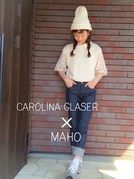 山口真帆さん（レディース・161cm）の春コーディネート