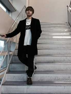 Masa Inagakiさん（メンズ・166cm）の秋コーディネート