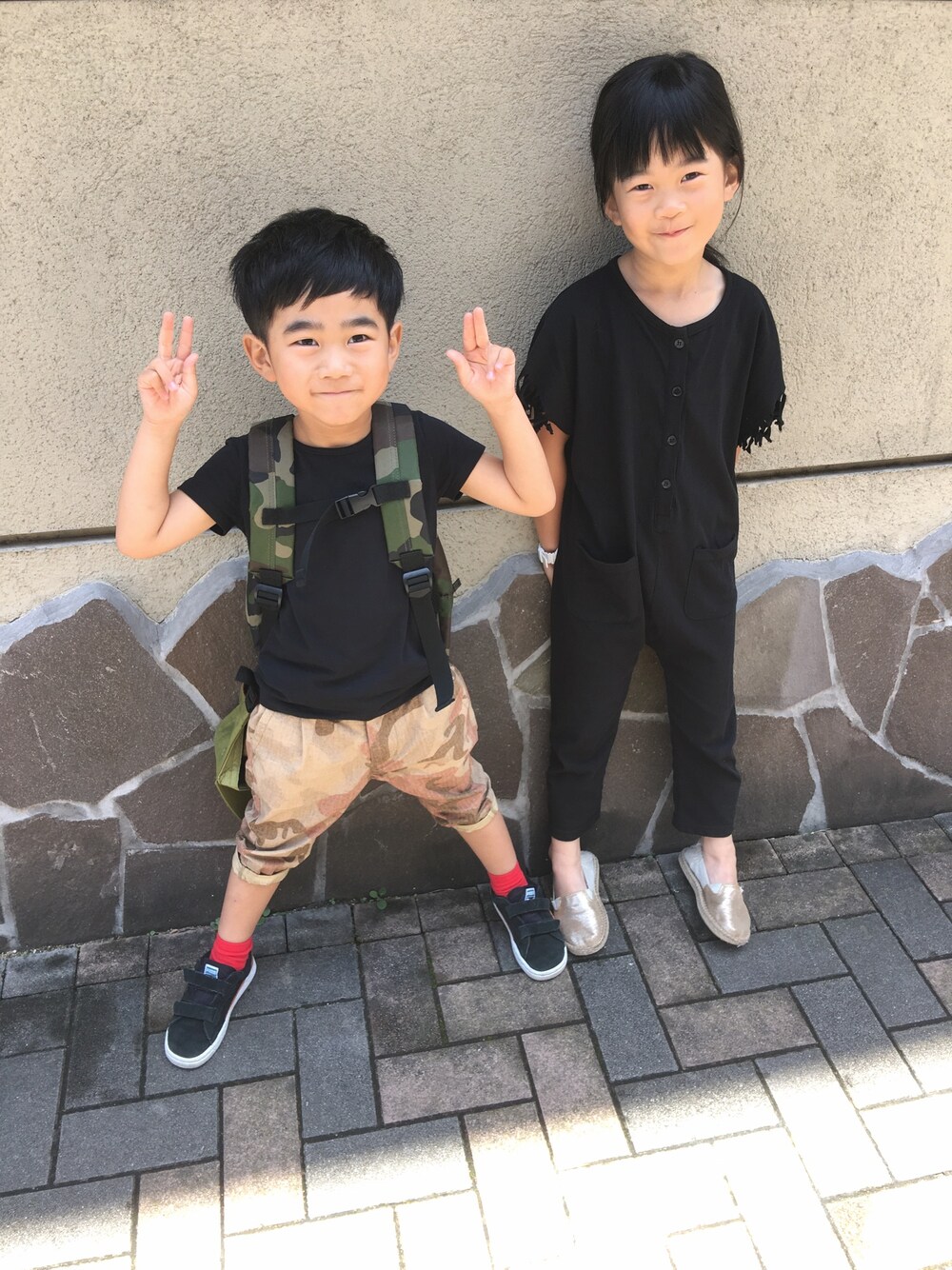 TOMO3HISO18さんの（韓国子供服）を使ったコーディネートの1枚目の写真