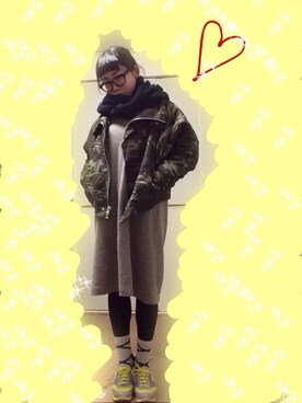 「Marc by Marc Jacobs（マークバイマークジェイコブス）のアイテム（スニーカー）」を使った、kaorilakkuma87さん（レディース・160cm）の春コーディネート