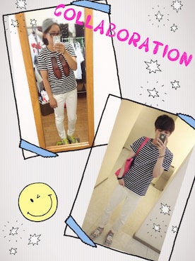「Marc by Marc Jacobs（マークバイマークジェイコブス）のアイテム（スニーカー）」を使った、kaorilakkuma87さん（レディース・160cm）の夏コーディネート